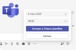 Image de l’article How to schedule your messages to be sent on Teams